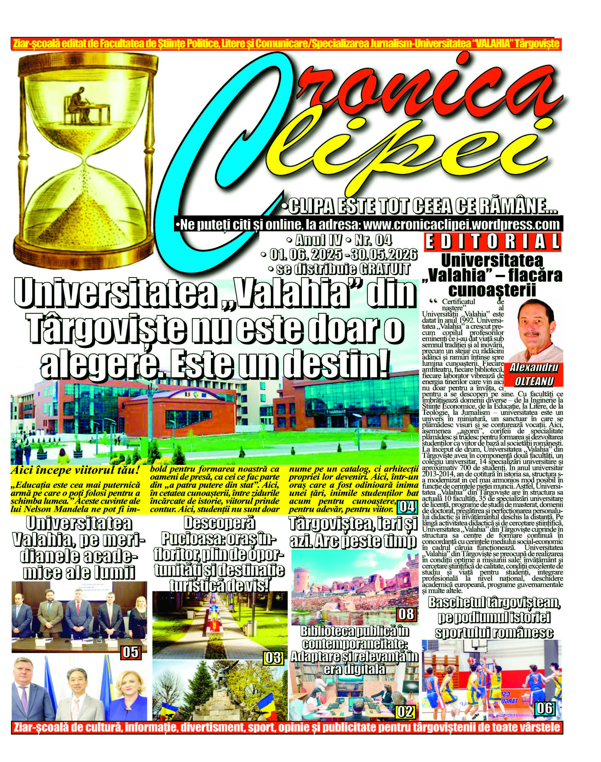 Ziarul Cronica Clipei Nr 04 Page 1