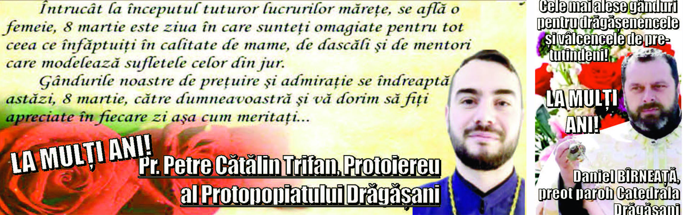 Felicitari Protoiereul Municipiului Dragsani Si Preot Daniel Birneata