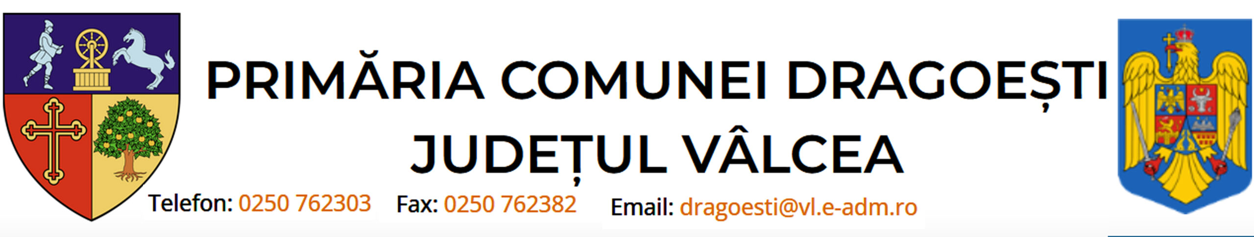 Logo Site Primaria Comunei Dragoesti Judetul Valcea