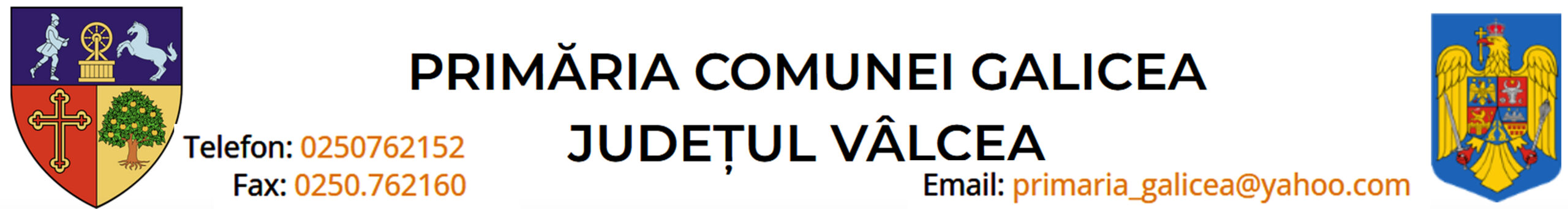 Logo Site Primaria Comunei Galicea Judetul Valcea
