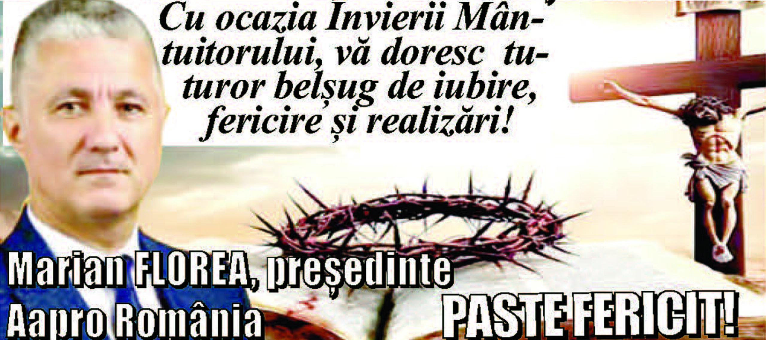 Felicitare Paste 2026  Marian Florea 01