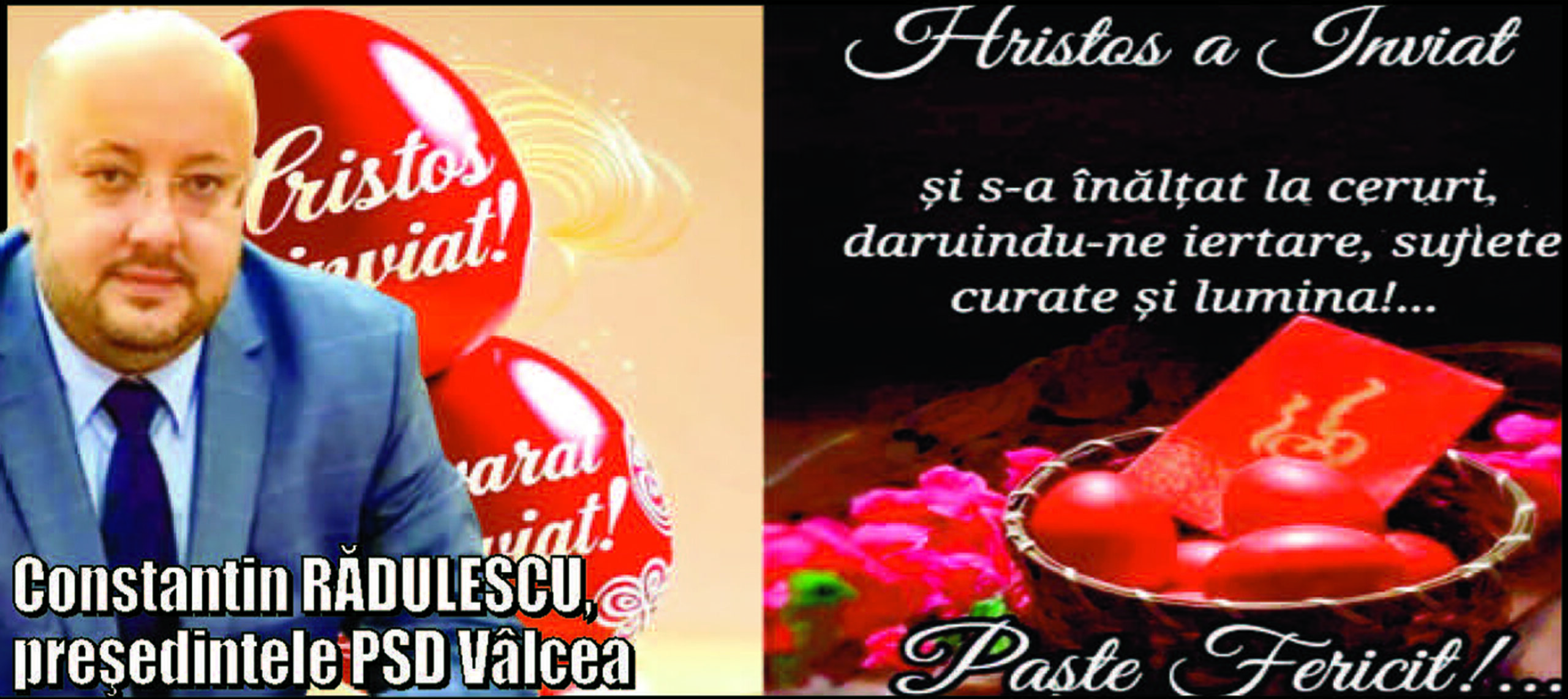 Felicitare Paste 2026 Constantin Radulescu 02