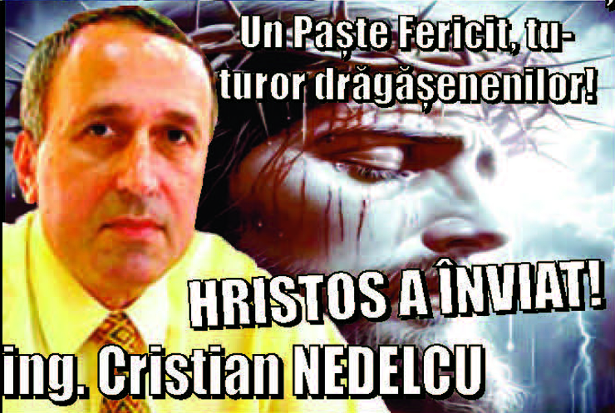Felicitare Paste 2026 Cristian Nedelcu
