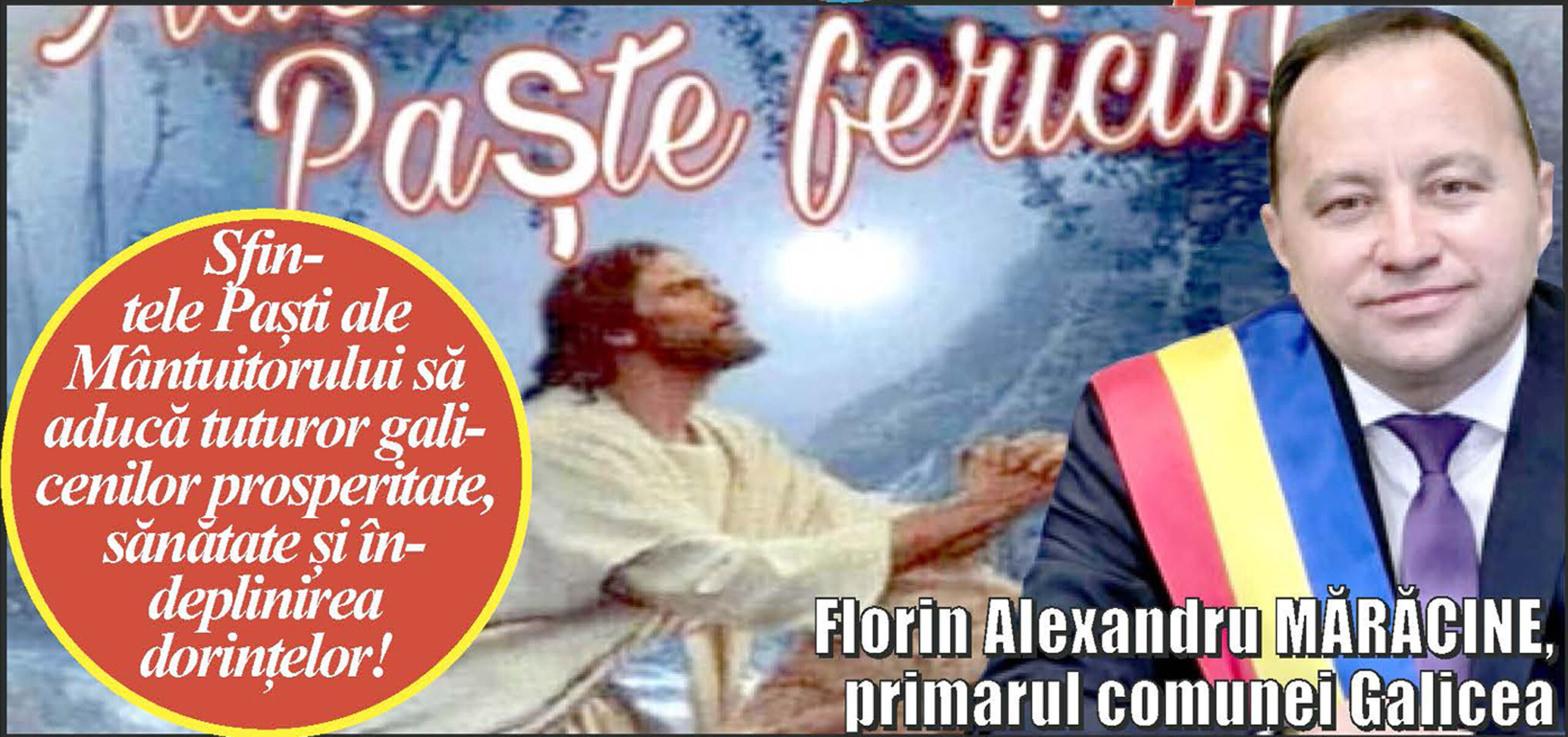 Felicitare Paste 2026 Floprin Maracine