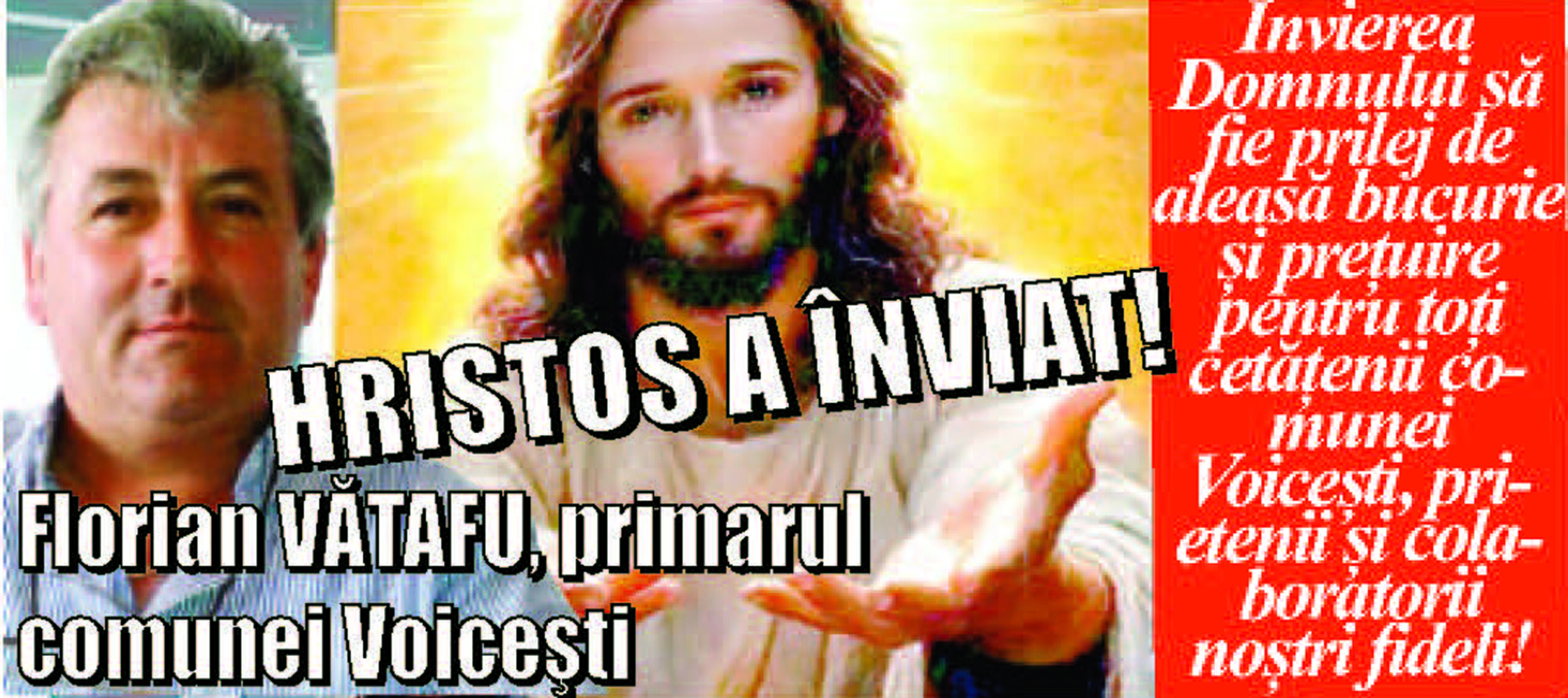 Felicitare Paste 2026 Florian Vatafu