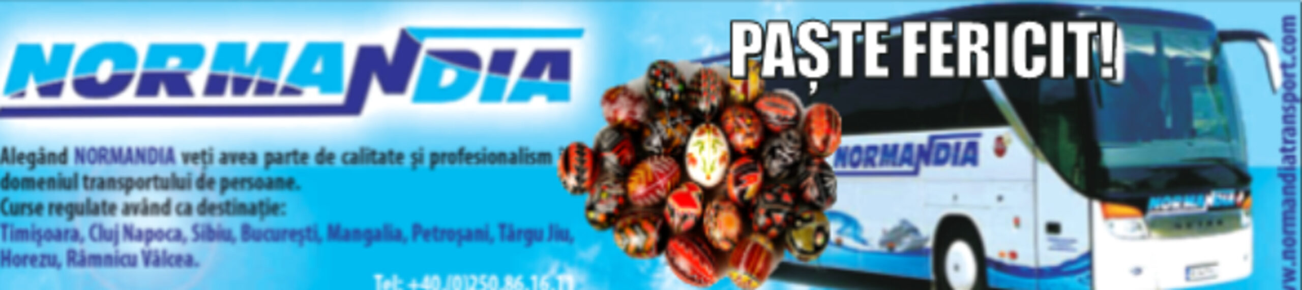 Felicitare Paste 2026 Sc Normandia Transport Srl