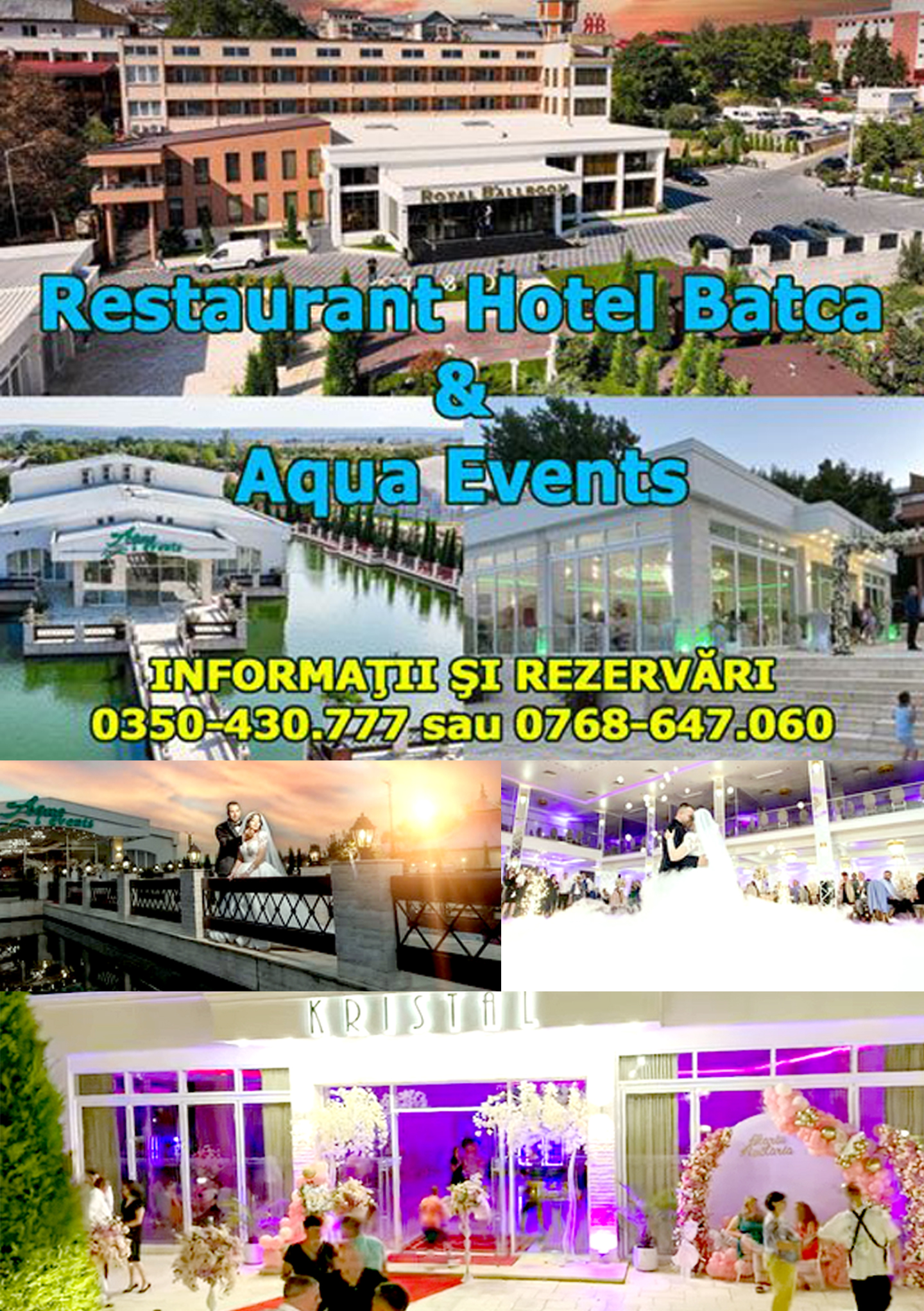 Macheta Complex Hotelier Batca Kristal Aqua Events Dragasani 01