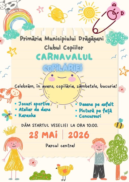 Anunt Organizare Carnavalul Copilariei La Cragasani 00