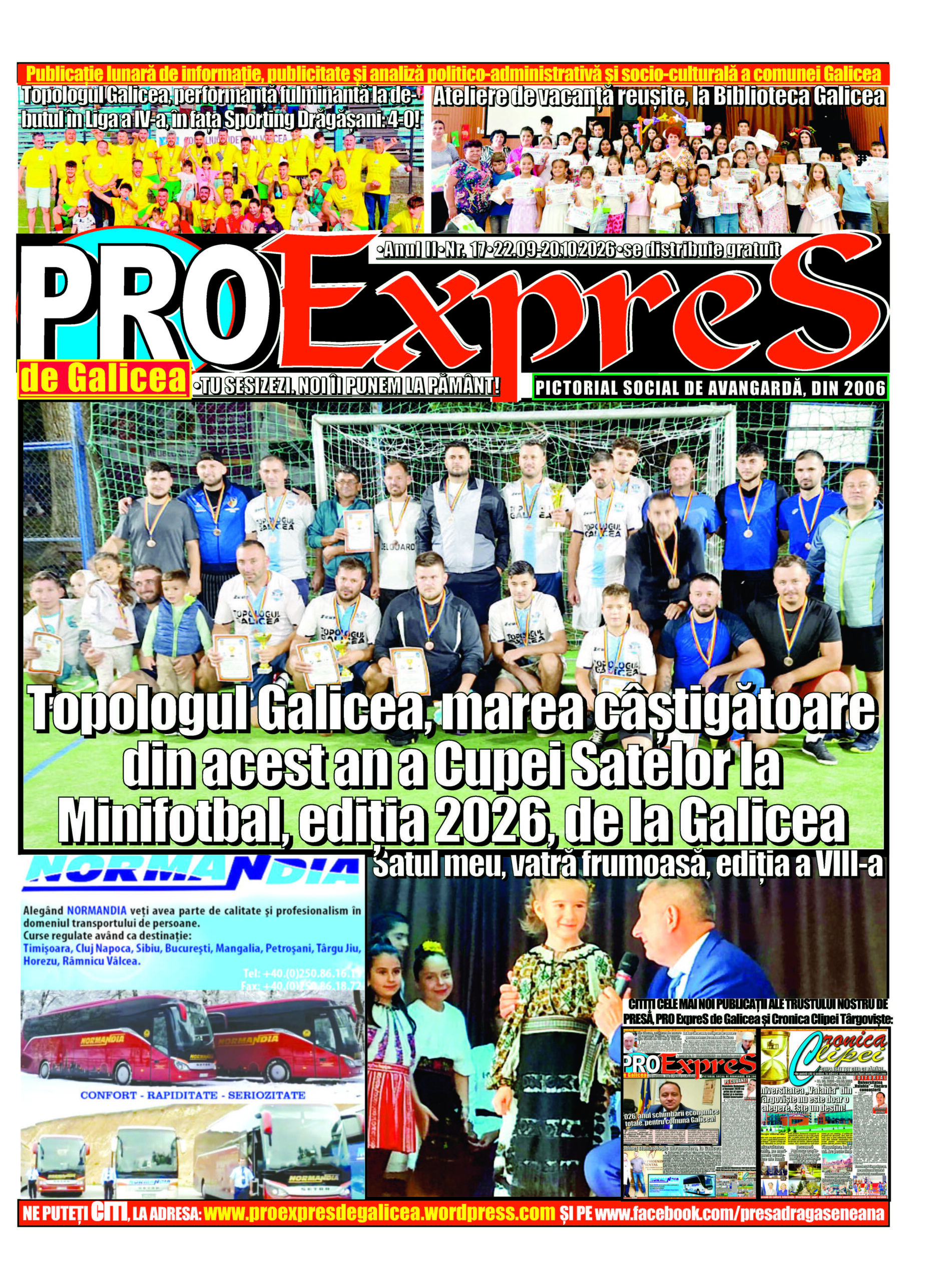 Ziarul PRO ExpreS De Galicea Nr 17 Page 1
